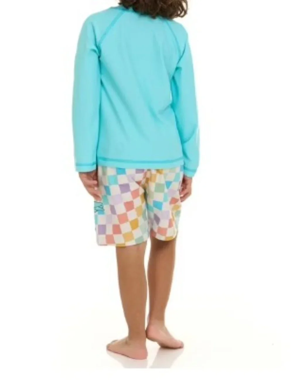 New! Disney Mickey Youth 2 Piece Rashguard and Swim Trunk Set